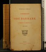 Commento Delle Odi Barbare di Giosue Carducci Libro 1, 2, 3