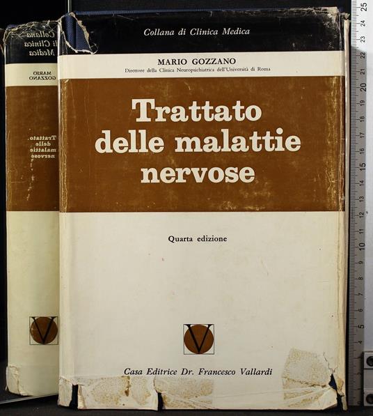 Trattato delle malattie nervose - Mario Gozzano - copertina