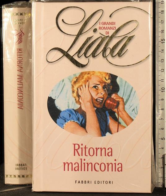 Ritorna malinconia - Liala - copertina