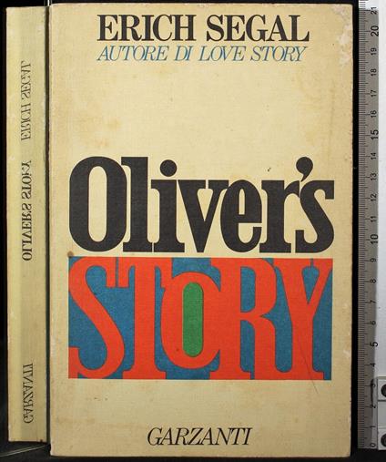 Oliver story - Erich Segal - copertina