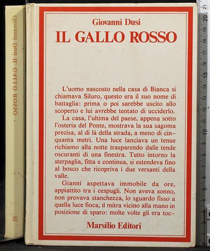 Il gallo rosso - Giovanni Dusi - copertina