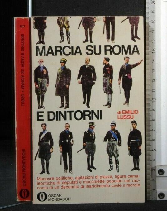 Marcia su Roma e Dintorni - Emilio Lussu - copertina