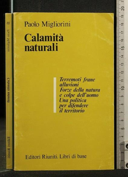 Calamità Naturali - Paolo Migliorini - copertina