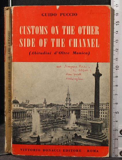 Customs on the other side of the channel - Guido Puccio - copertina