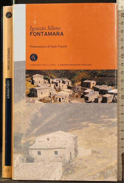 Fontamara - Ignazio Silone - copertina