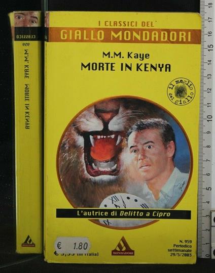 Morte in Kenya - M. M. Kaye - copertina