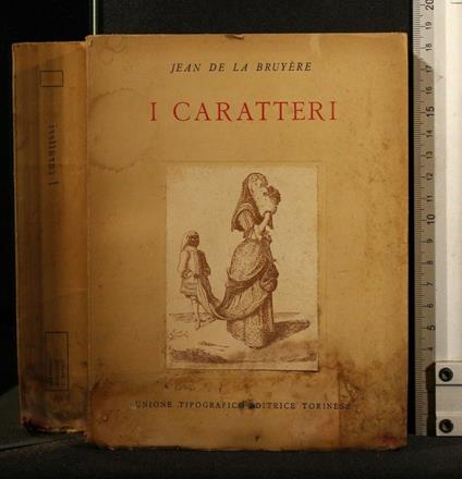 I Caratteri - Jean de La Bruyère - copertina