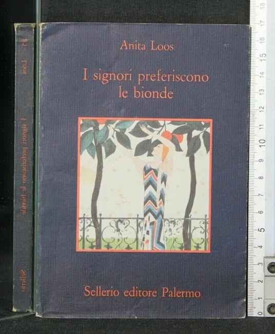 I Signori Preferiscono Le Bionde - Anita Loos - copertina