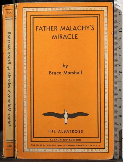 Father Malachy's miracle - Bruce Marshall - copertina