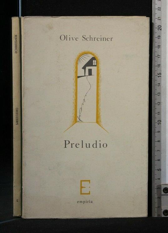 Preludio - Olive Schreiner - copertina