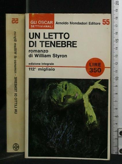 Un Letto di Tenebre - William Styron - copertina