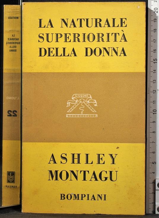 La naturale superiorità della donna - Ashley Montagu - copertina