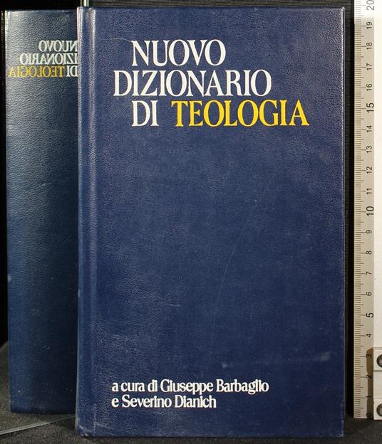 Nuovo Dizionario di teologia - Giuseppe Barbaglio - copertina