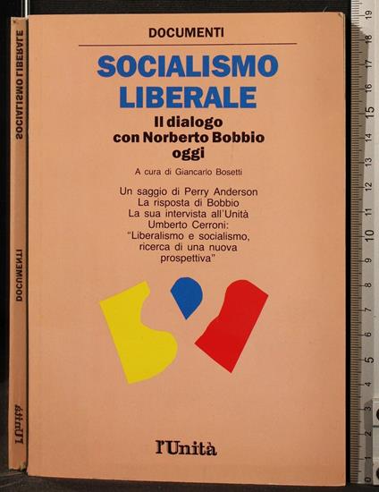 Socialismo liberale - Giancarlo Bosetti - copertina