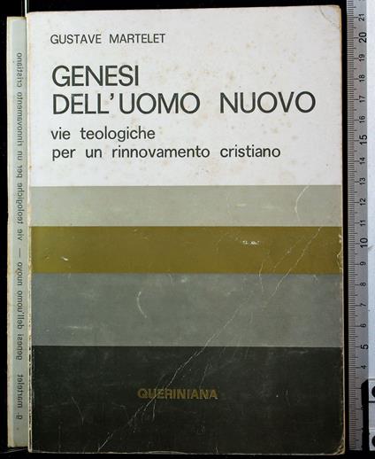 Genesi dell'uomo nuovo - Gustave Martelet - copertina