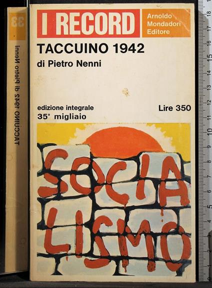 Taccuino 1942 - Pietro Nenni - copertina