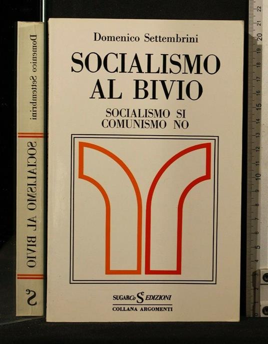 Socialismo Al Bivio Socialismo Si Comunismo No - Domenico Settembrini - copertina