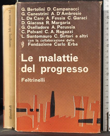 Le malattie del progresso - Araldo Bertolini - copertina