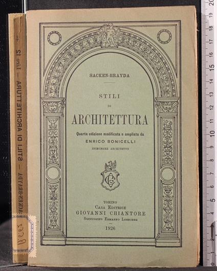 Stili di architettura - Riccardo Brayda - copertina