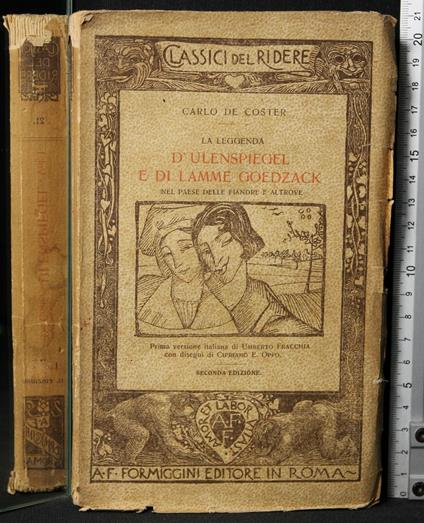 La Leggenda D'Ulenspiegel e di Lamme Goedzack. Vol 1 - Charles De Coster - copertina