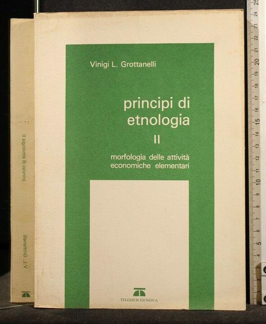 Principi di Etnologia Vol 2 - Vinigi L. Grottanelli - copertina