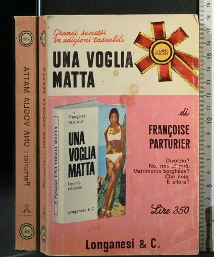 Una Voglia Matta - Françoise Parturier - copertina