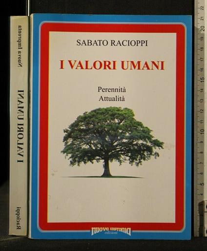 I Valori Umani - Sabato Racioppi - copertina