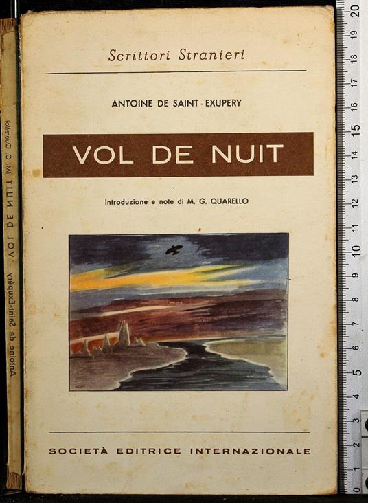 Vol de nuit - Antoine de Saint-Exupéry - copertina
