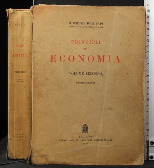 Principii di economia. Vol 2 - Giuseppe Ugo - copertina