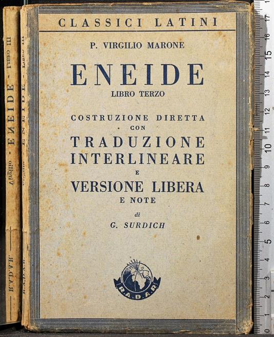 Eneide. Libro terzo - Publio Virgilio Marone - copertina