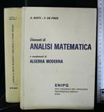 Elementi di Analisi Matematica e Complementi di Algebra Moderna