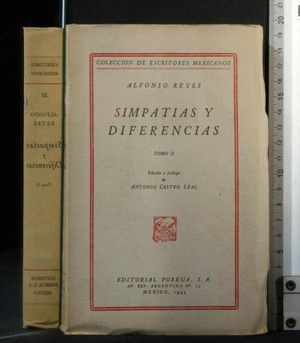 Simpatias Y Diferencias Tomo 2 - Simpatias Y Diferencias Tomo 2 di: Alfonso Reyes - copertina