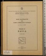 Note illustrative carta geologica d'Italia. Pavia