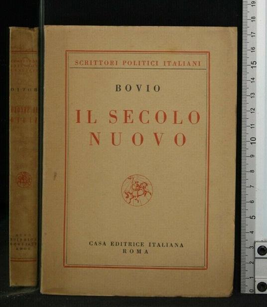 Il Secolo Nuovo - Secolo Nuovo di: Bovio - copertina