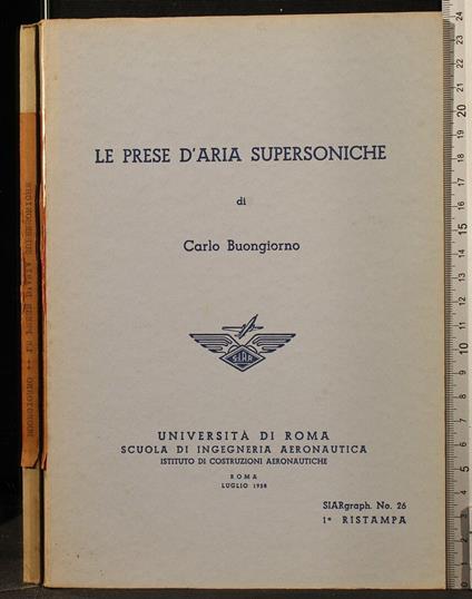 Le prese d'aria supersoniche - prese d'aria supersoniche di: Buongiorno - copertina