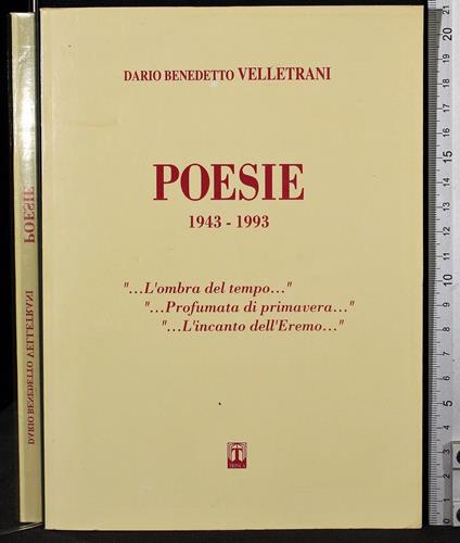 Poesie 1943 1993 - Poesie 1943 1993 di: Dario Benedetto - copertina
