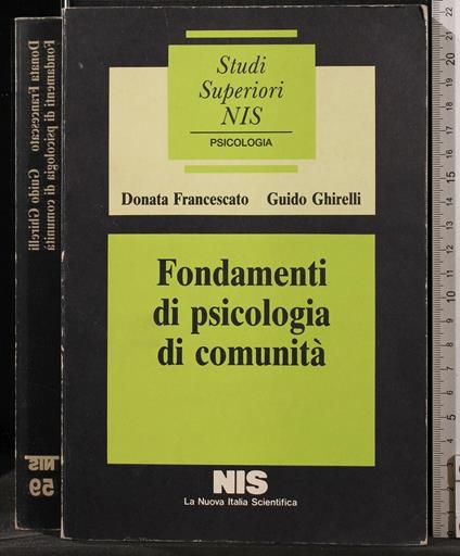 Fondamenti di Psicologia di Comunitã - Fondamenti di Psicologia di Comunitã di: Francescato - copertina