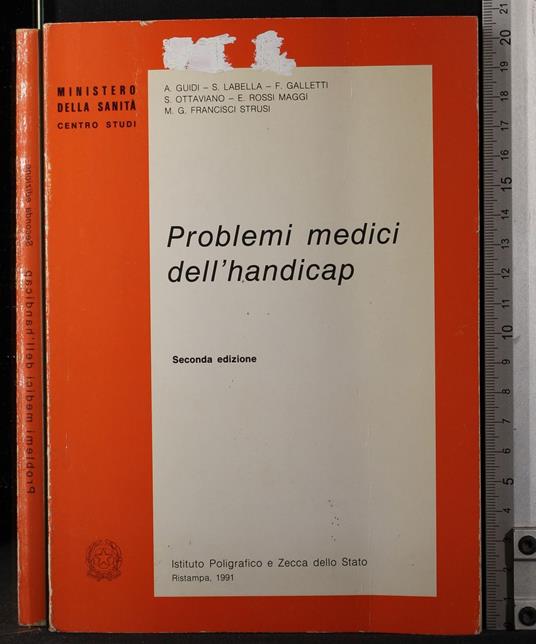 Problemi medici dell'handicap - Problemi medici dell'handicap di: Guidi - copertina