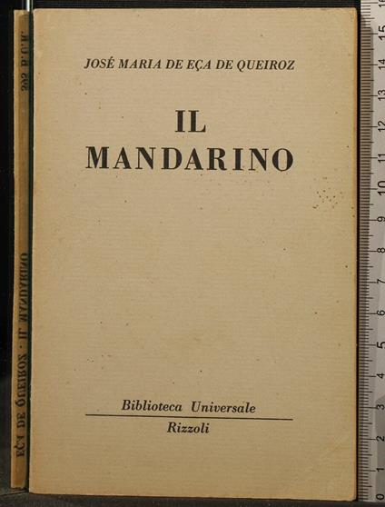 Il mandarino - mandarino di: JosÃ© Maria De Eca De Queiroz - copertina