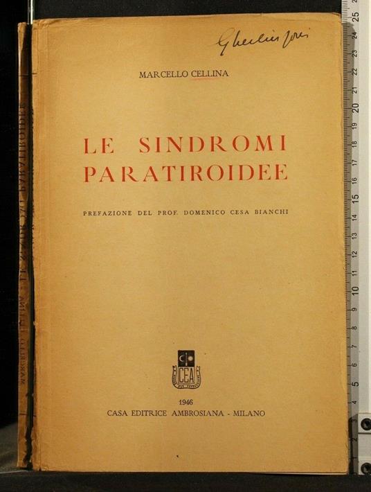 Le Sindromi Paratiroidee - Sindromi Paratiroidee di: Marcello Cellina - copertina