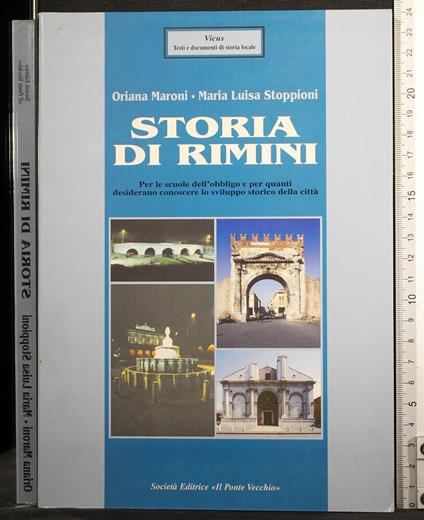 Storia di Rimini - Storia di Rimini di: Maroni - copertina