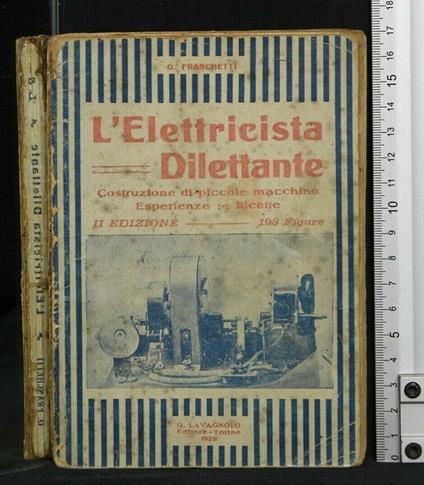 L' Elettricista Dilettante - Elettricista Dilettante di: O. Franchetti - copertina