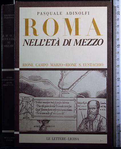 Roma nell'età di mezzo Tomo 1 - Roma nell'età di mezzo Tomo 1 di: Pasquale Adinolfi - copertina