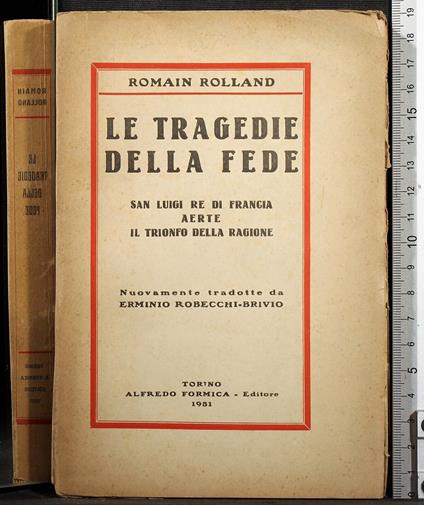 Le tragedie della fede - tragedie della fede di: Rolland - copertina