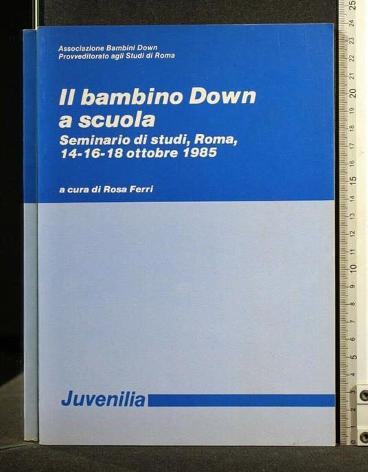 Il Bambino Down a Scuola Seminario di Studi, Roma, 14-16-18 - Roma, 14-16-18 di: Rosa Ferri Bambino Down a Scuola Seminario di Studi - copertina