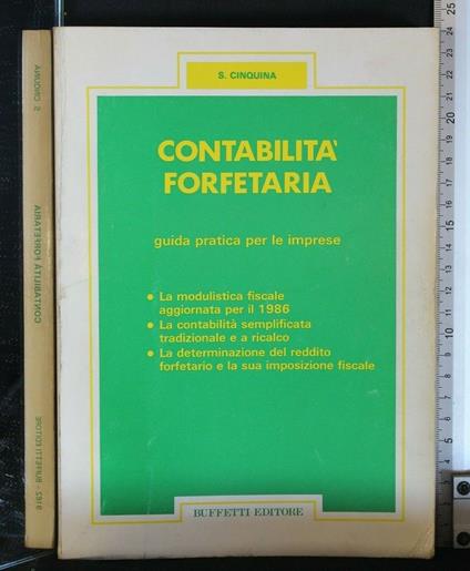 Contabilità Forfetaria - Contabilità Forfetaria di: S. Cinquina - copertina