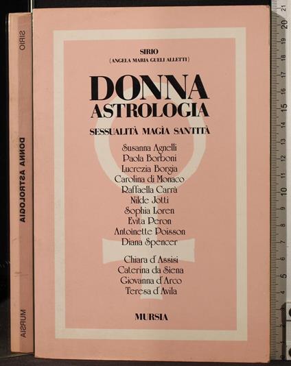 Donna astrologia - Donna astrologia di: Sirio - copertina