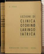 Lezioni di Clinica Otorinolaringoiatrica