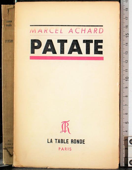 Patate - Marcel Achard - copertina