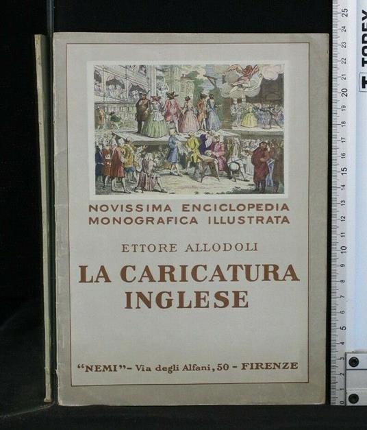 La Caricatura Inglese - Ettore Allodoli - copertina